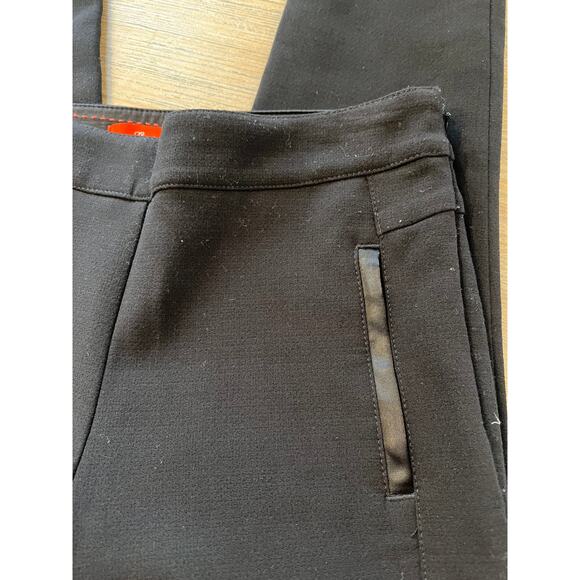 Cartonnier Anthro Tuxedo Tapered Leg Dress Pants Black 2 - Picture 5 of 6